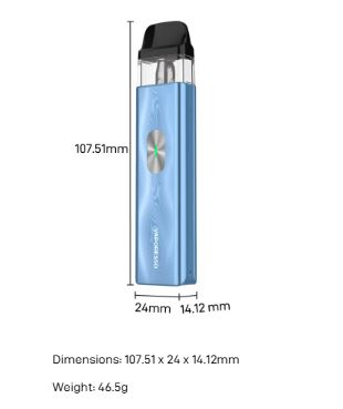 poids taille pod xros mini vaporesso